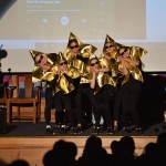 Students at Talbot Heath Christmas Concert