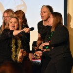 Students singing at Talbot Heath Christmas Concert